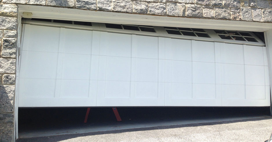 Off tracks garage door Bergen County